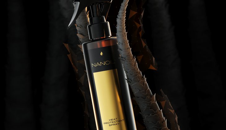 favourite heat protectant spray Nanoil